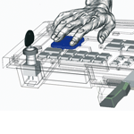 Bedienung des Navigations-Pad an GPA Tastatur