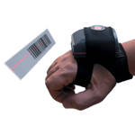Ergonomischer Handschuh am Handrückenscanner VOXter S