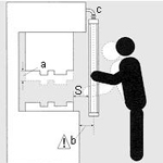 Schema Lichtvorhang an Gesenkpresse